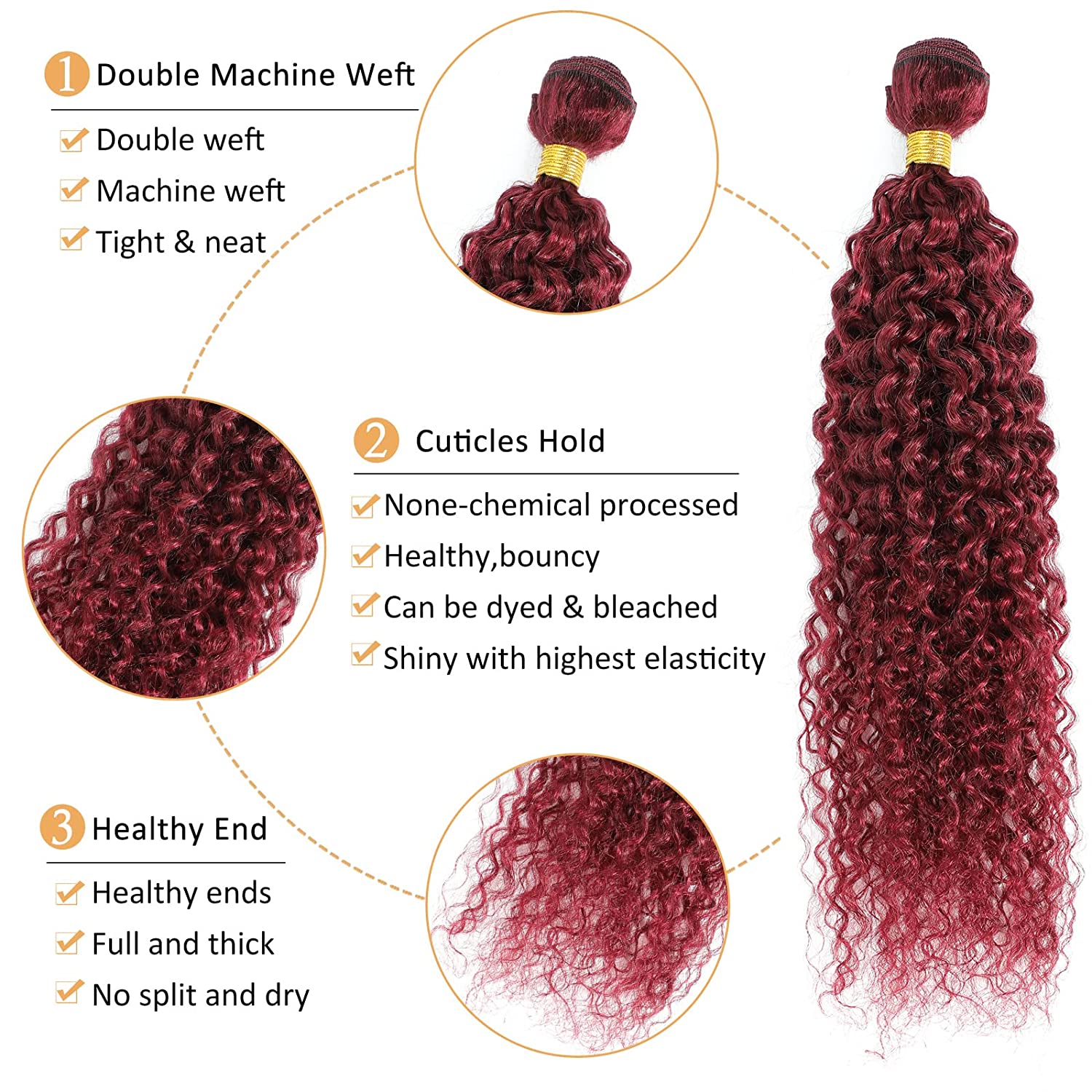 Zestawy włosów 12A Water Wave  – Deep Wave 3 Bundles With Closure recenzja i cena