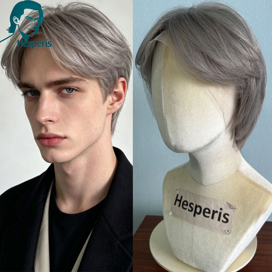 Peruka męska Hesperis Brazilia – Pre Parted 13X4 Lace Front Bob Wig recenzja i cena