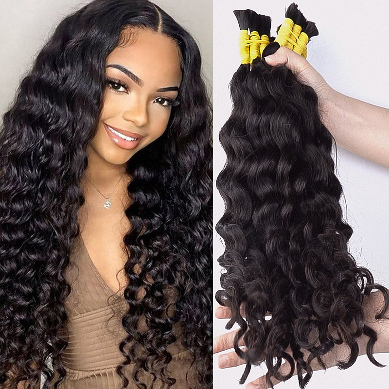 Super Francuskie Włosy do Wark – Water Wave Bulk Human Hair For Braiding recenzja i cena