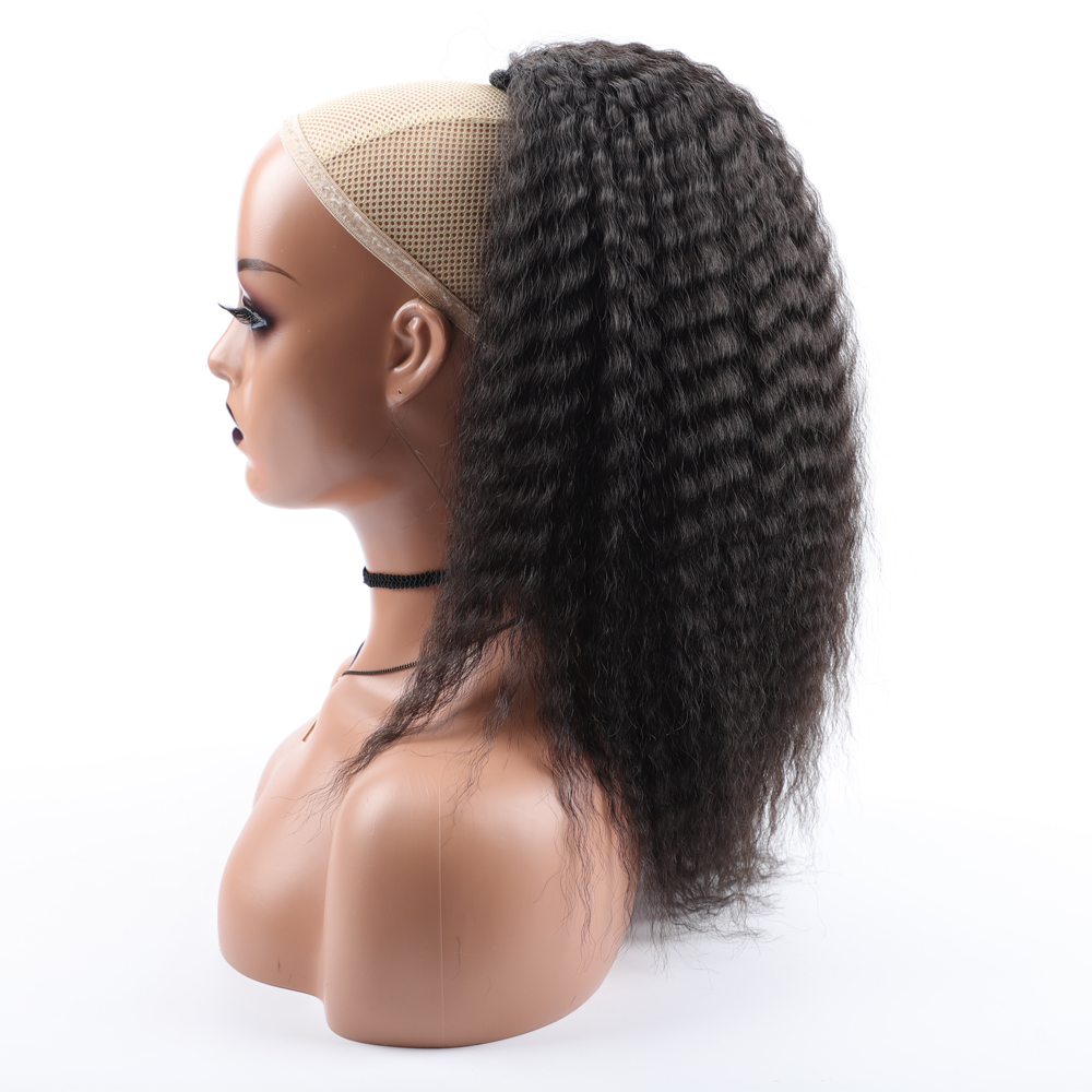 Fałszywe syntetyczne sznurkiem – Drawstring Afro Curly Puff Ponytail recenzja i cena