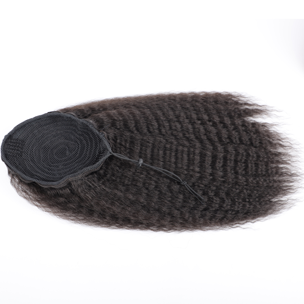 Fałszywe syntetyczne sznurkiem – Drawstring Afro Curly Puff Ponytail recenzja i cena