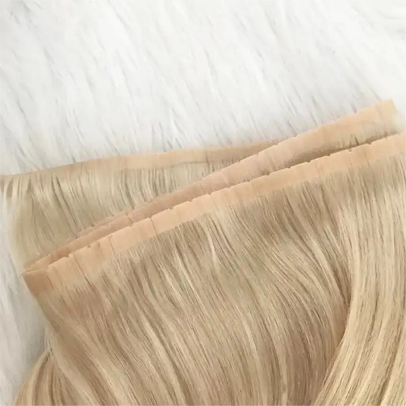 Niewidoczne włosy PU z otworem – Invisible Tape In Extensions Real Hair recenzja i cena