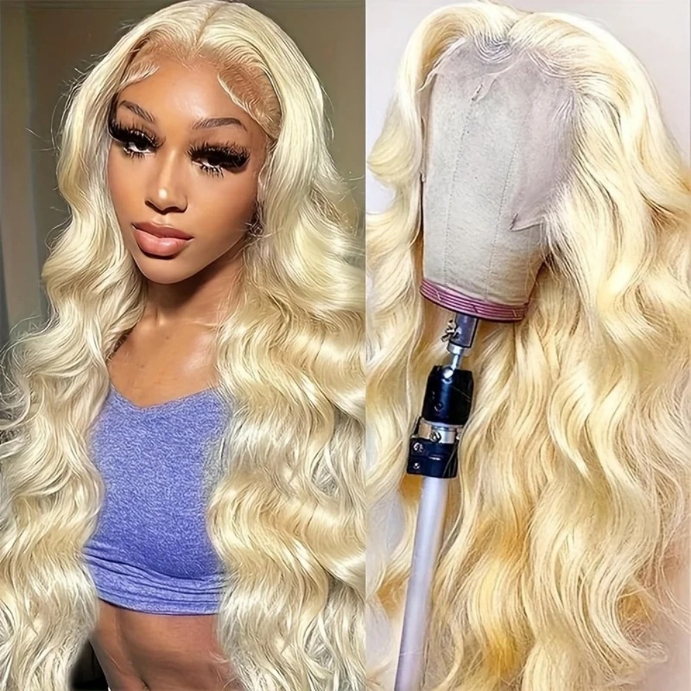 Peruka z ludzkich włosów w kol – 613 Blonde Body Wave Lace Front Wig recenzja i cena