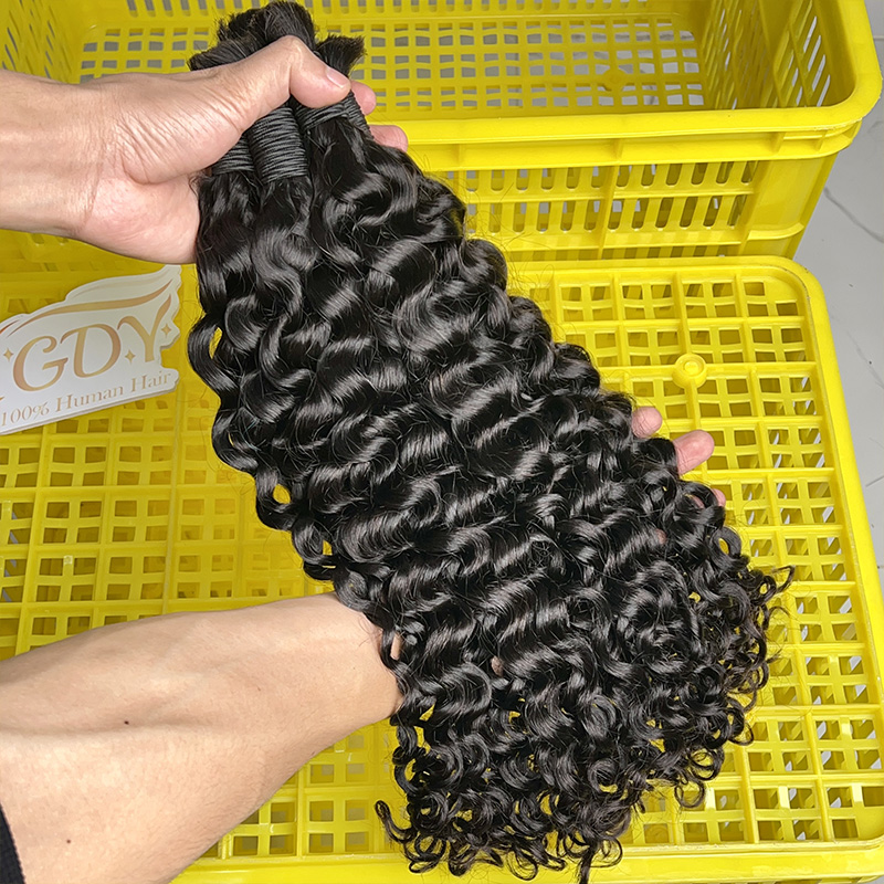 100% Ludzkie Włosy w Kępkach d – Water Wave Bulk Human Hair For Braiding recenzja i cena