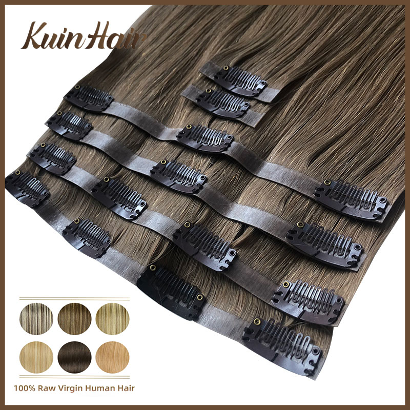 Prosto niewidoczny klips z PU  – Seamless Clip In Hair Extensions Human Hair recenzja i cena