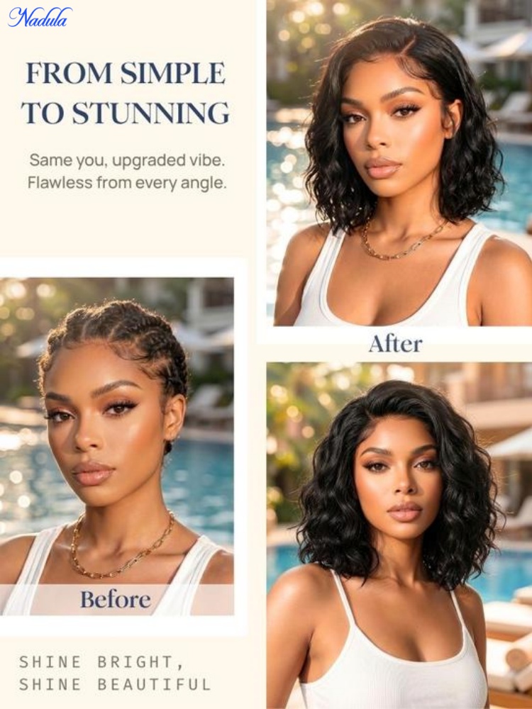Peruka BOB Nadula 13x4 z koron – Pre Parted 13X4 Lace Front Bob Wig recenzja i cena