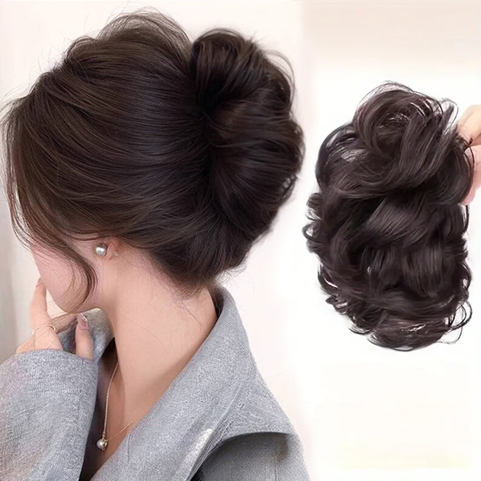 Syntetyczny roztrzepany kok ka – Claw Clip Messy Bun Hair Piece recenzja i cena