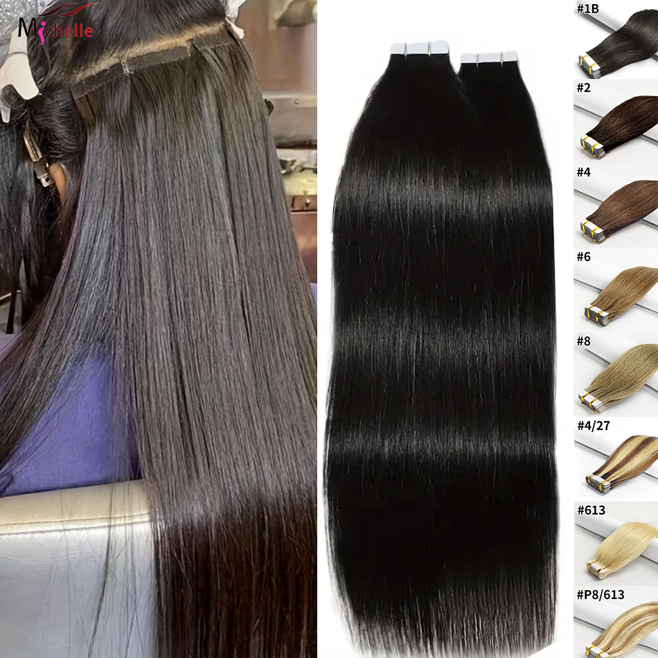Doczepiane włosy na taśmie, pr – Invisible Tape In Extensions Real Hair recenzja i cena