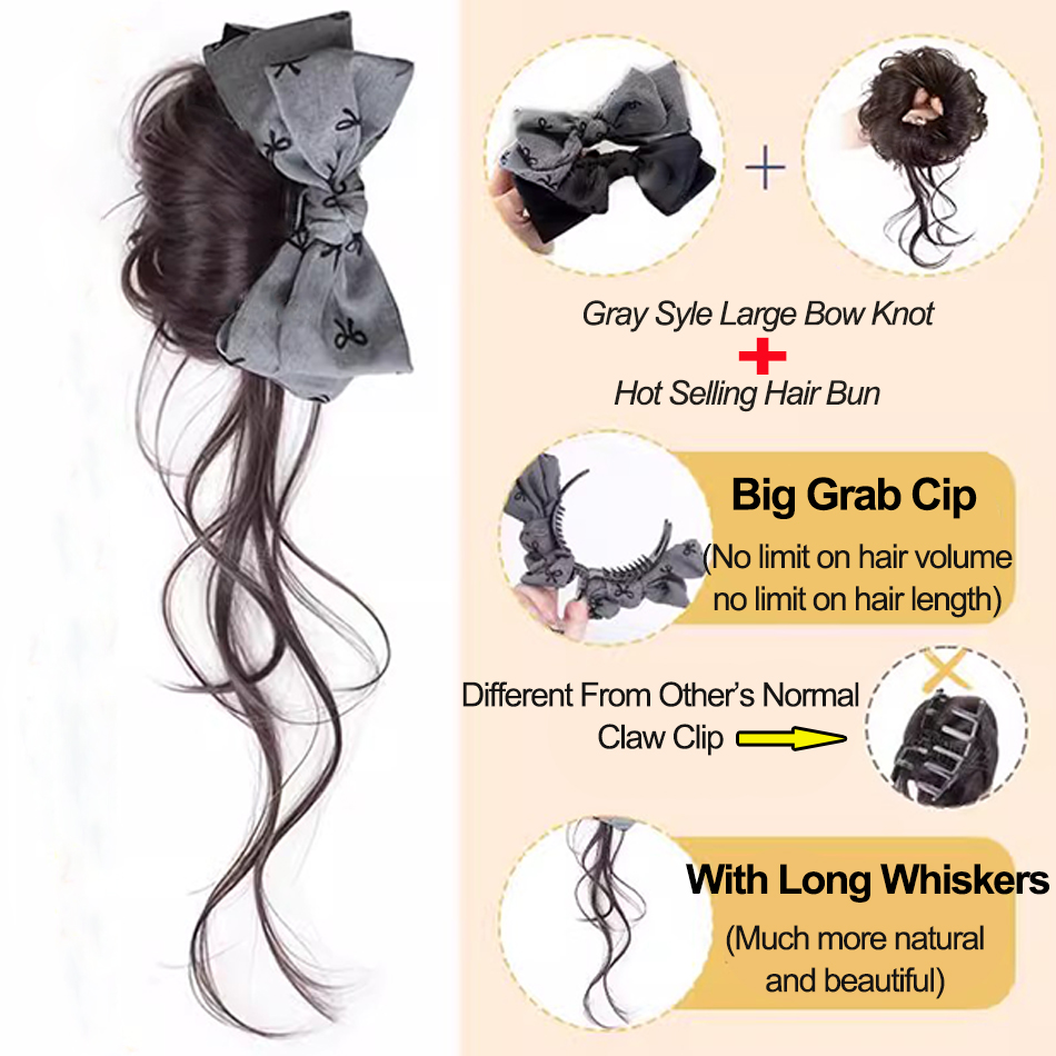 Syntetyczny kok do włosów Prze – Claw Clip Messy Bun Hair Piece recenzja i cena