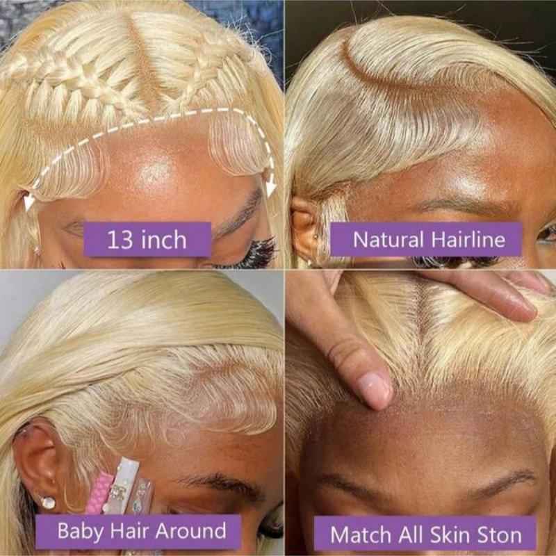 Peruka z ludzkich włosów w kol – 613 Blonde Body Wave Lace Front Wig recenzja i cena