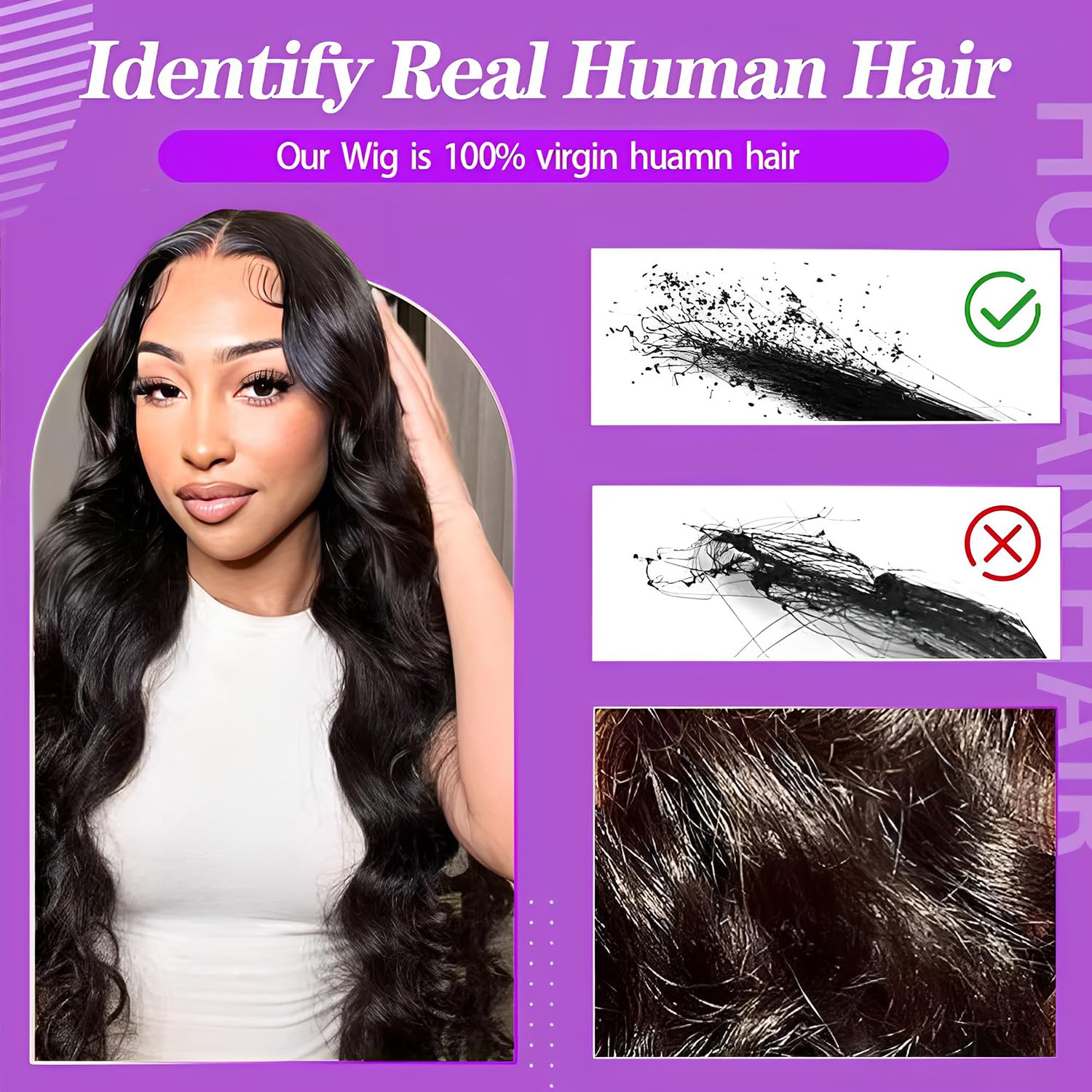 Peruka z włosów naturalnych z  – Hd Lace Frontal Wig Human Hair Pre Plucked recenzja i cena