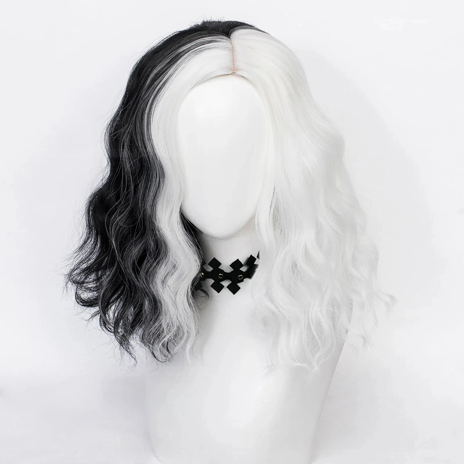 Peruka do cosplayu Cruella de  – Synthetic Braided Wigs For Black Women recenzja i cena