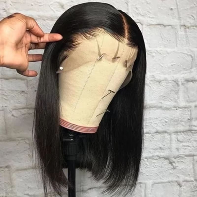 Peruka typu short bob, proste  – Pre Parted 13X4 Lace Front Bob Wig recenzja i cena