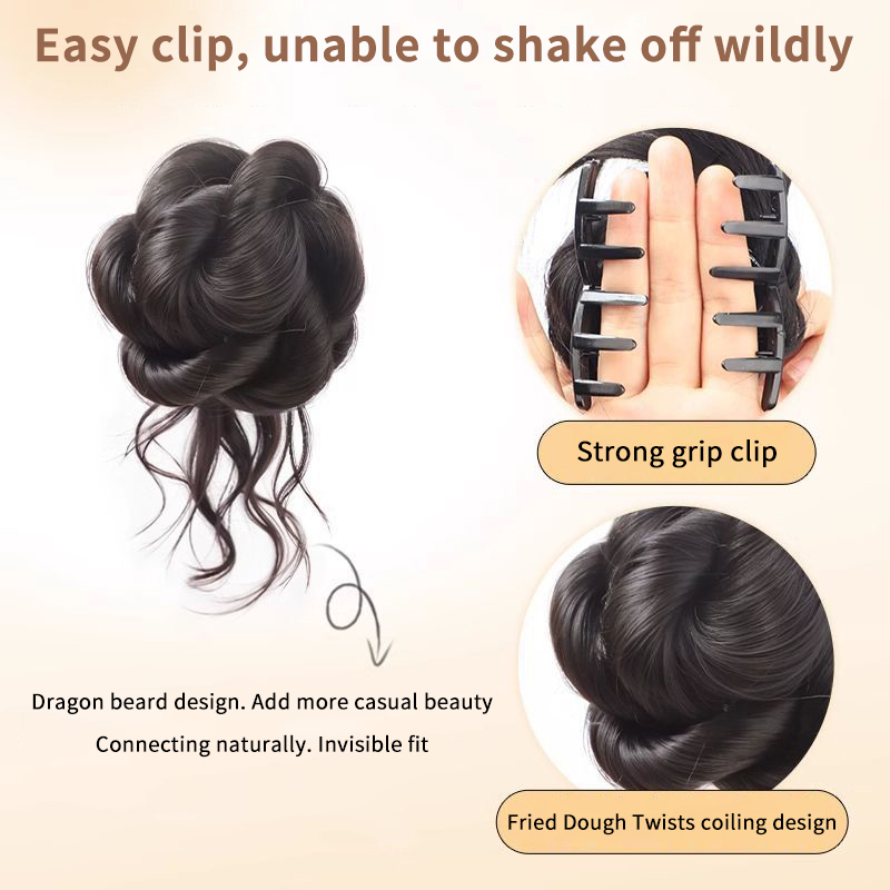 NOWY Syntetyczny Koczek do Wło – Claw Clip Messy Bun Hair Piece recenzja i cena
