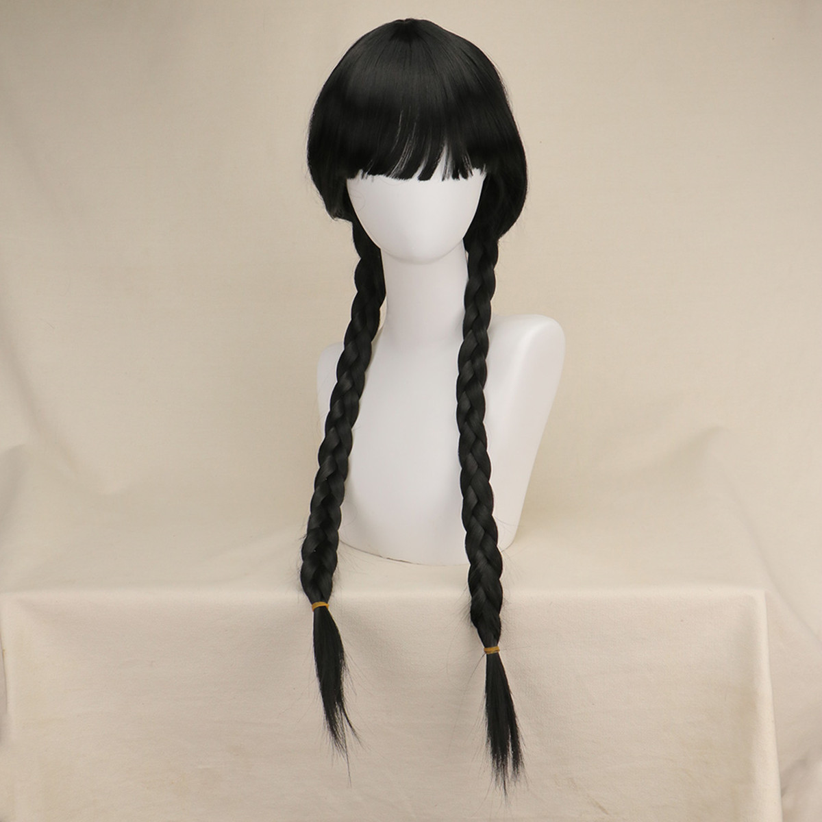 Długie gotyckie peruki cosplay – Synthetic Braided Wigs For Black Women recenzja i cena