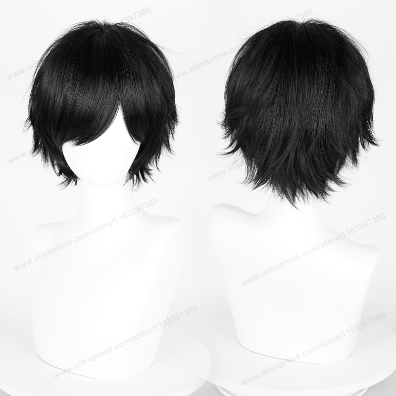 Anime 30cm Krótka Prosta Peruk – Synthetic Braided Wigs For Black Women recenzja i cena