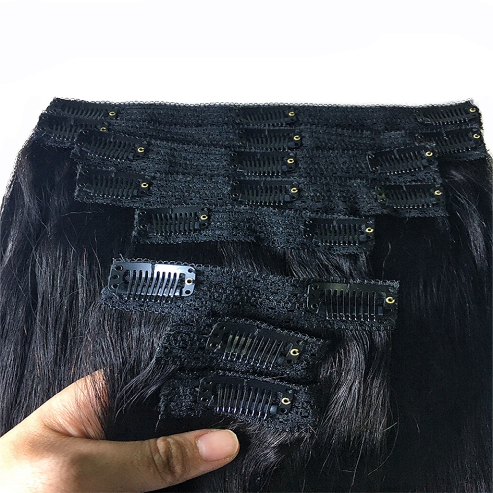 Naturalne, proste doczepiane w – Seamless Clip In Hair Extensions Human Hair recenzja i cena