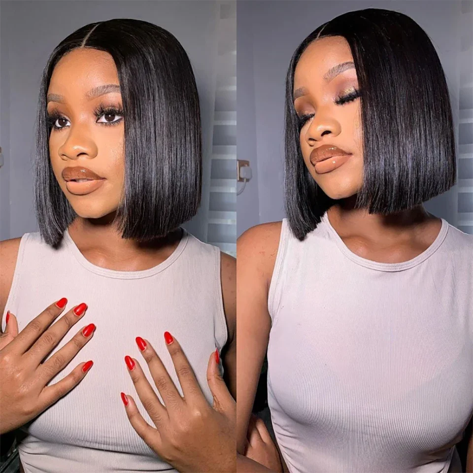 Proste peruki z krótkim bobem  – Glueless Wear And Go Human Hair Wig recenzja i cena