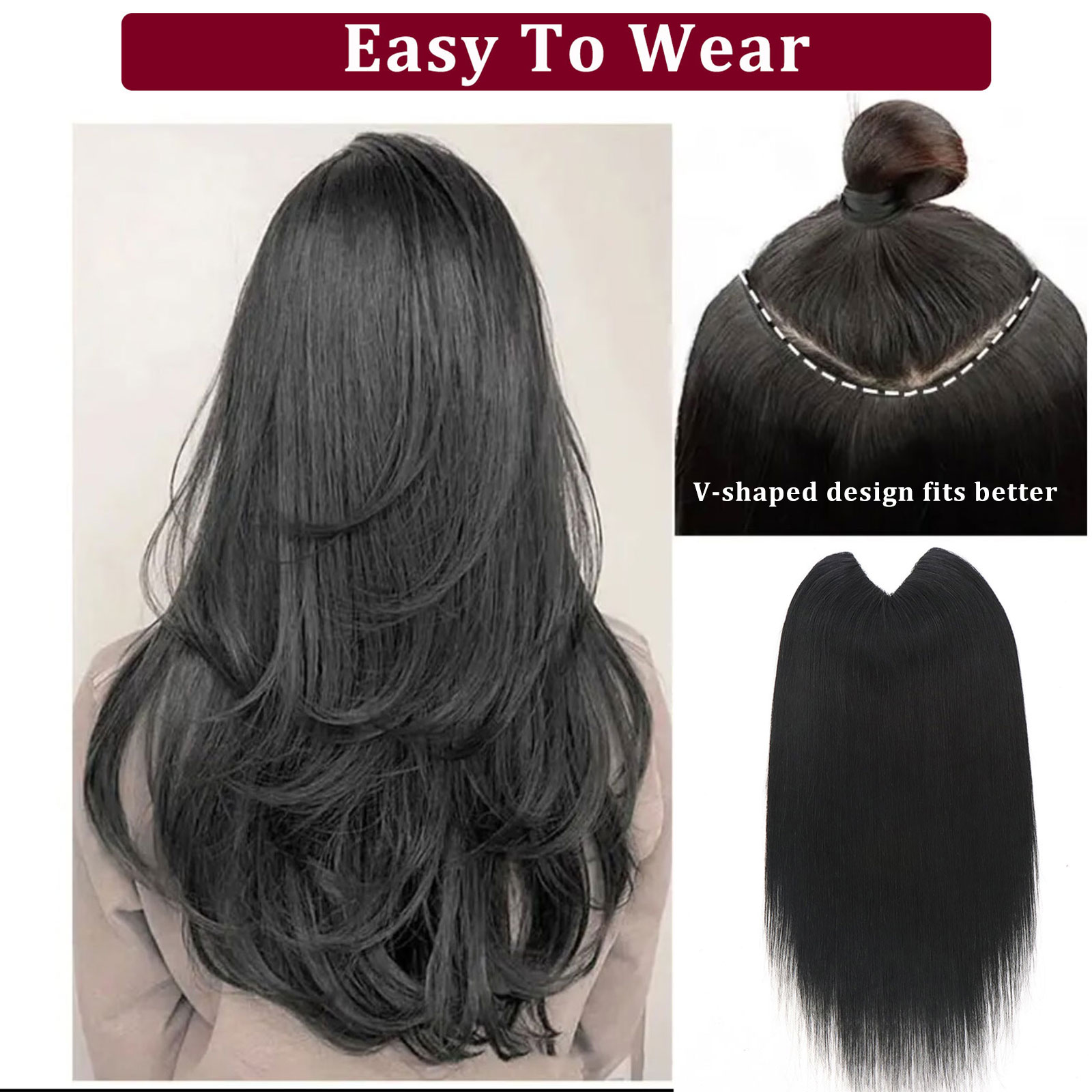 Doczepiane włosy naturalne w k – Seamless Clip In Hair Extensions Human Hair recenzja i cena