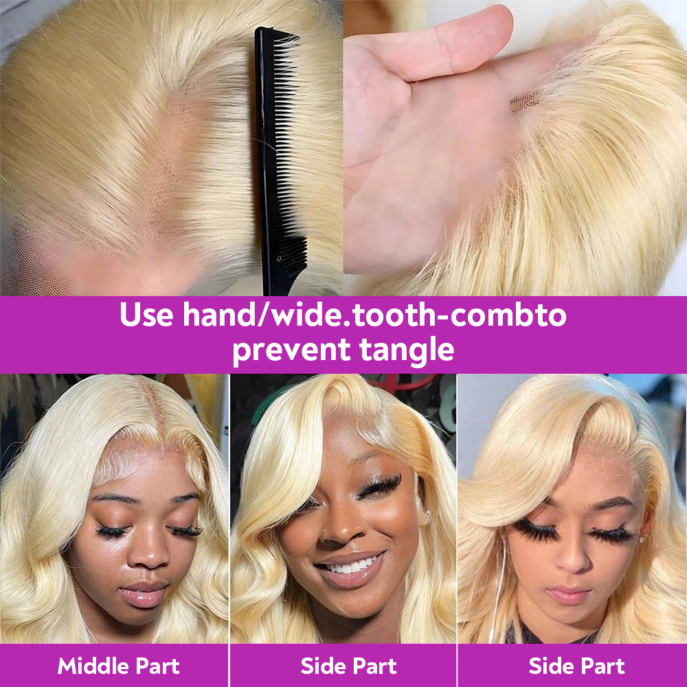 Peruka z włosów naturalnych br – 613 Blonde Body Wave Lace Front Wig recenzja i cena