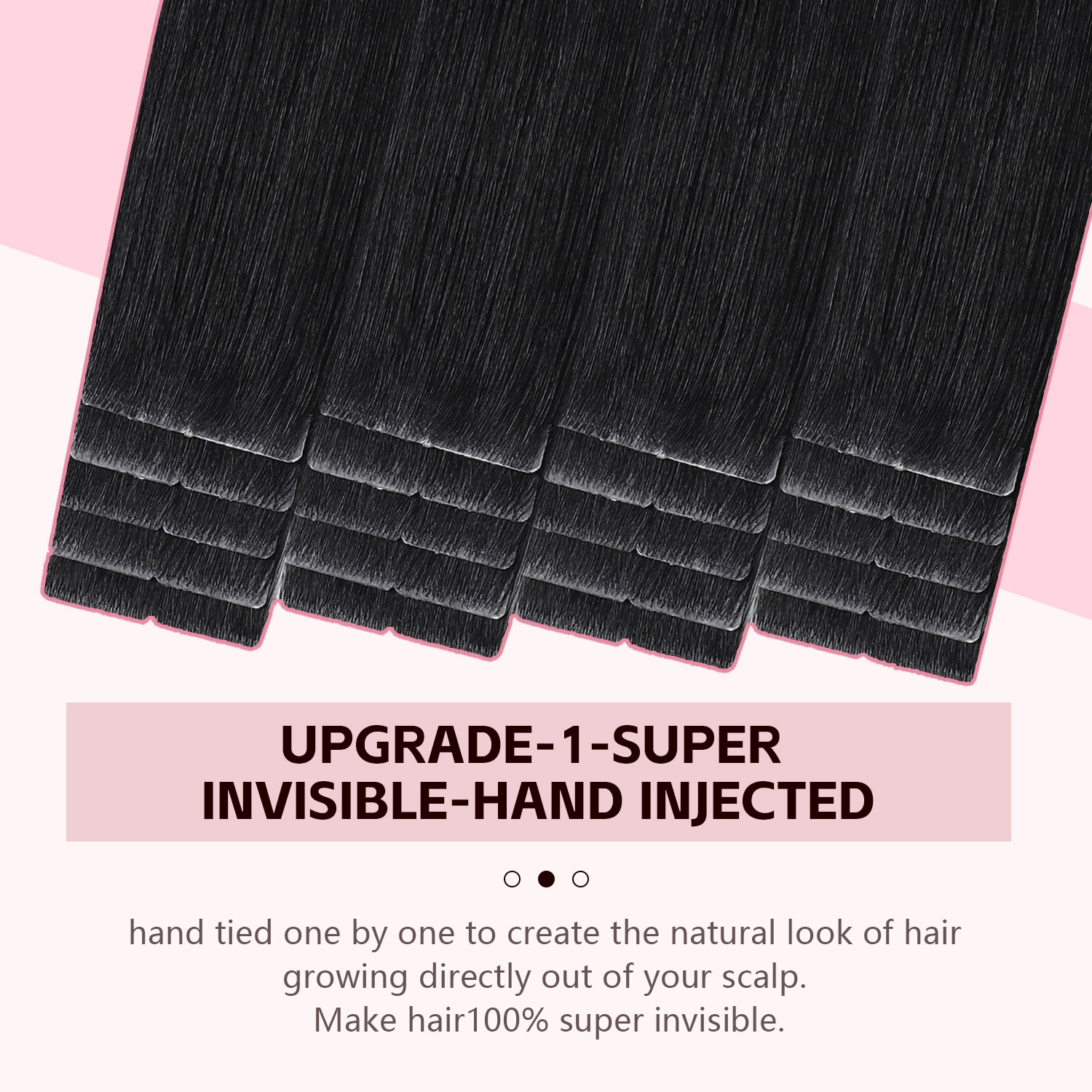 Taśma niewidoczna do przedłuża – Invisible Tape In Extensions Real Hair recenzja i cena