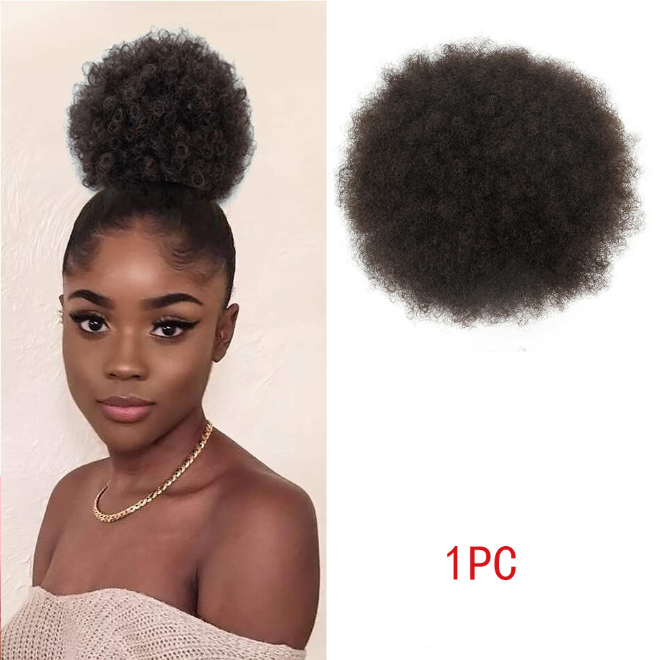 Afro Puff Doczepiany Kucyk na  – Drawstring Afro Curly Puff Ponytail recenzja i cena