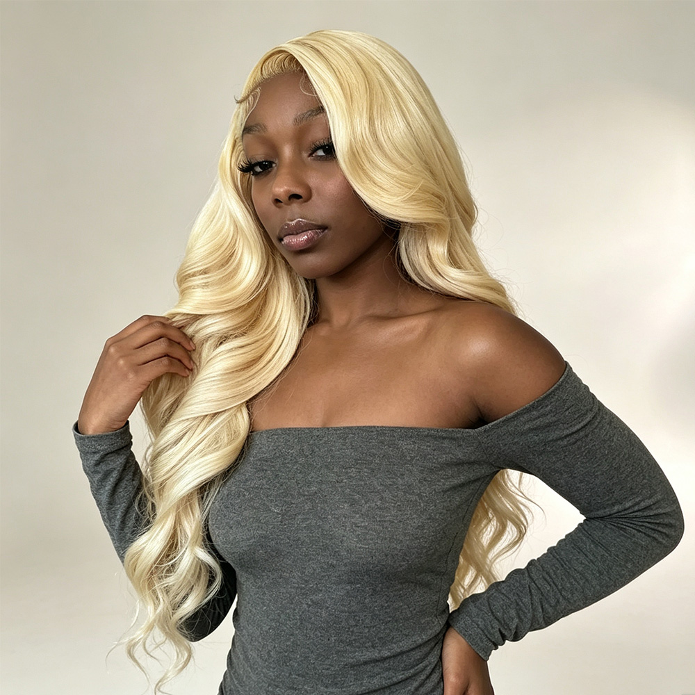Peruka z przezroczystą koronką – 613 Blonde Body Wave Lace Front Wig recenzja i cena