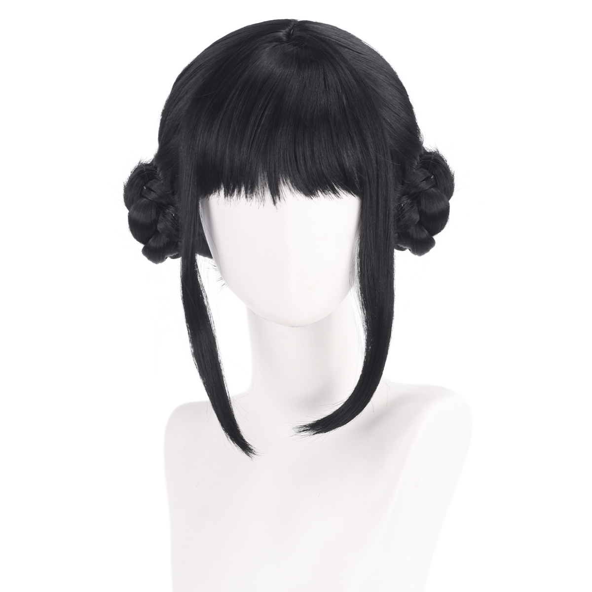 Peruka do cosplayu Zoey, 33 cm – Synthetic Braided Wigs For Black Women recenzja i cena