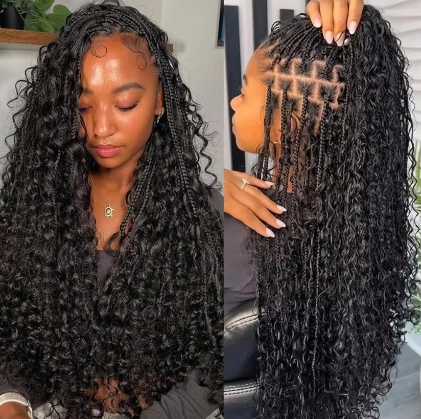 Włosy naturalne luzem do zapla – Water Wave Bulk Human Hair For Braiding recenzja i cena