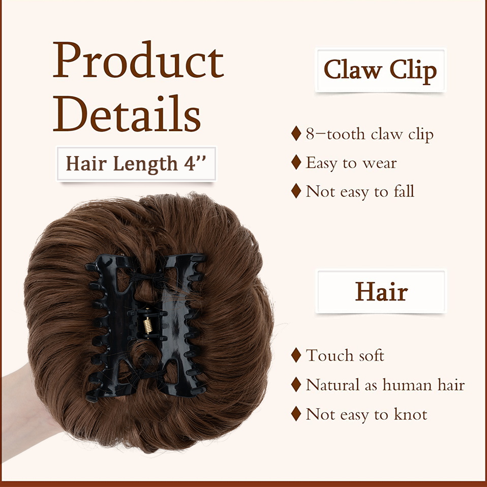 Benehair roztrzepany kok z wło – Claw Clip Messy Bun Hair Piece recenzja i cena