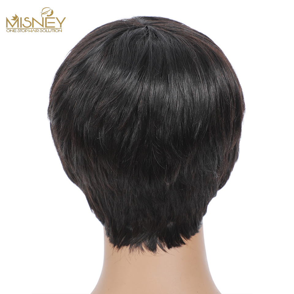 Peruka z naturalnych krótkich  – Short Pixie Cut Wig Human Hair Cheap recenzja i cena