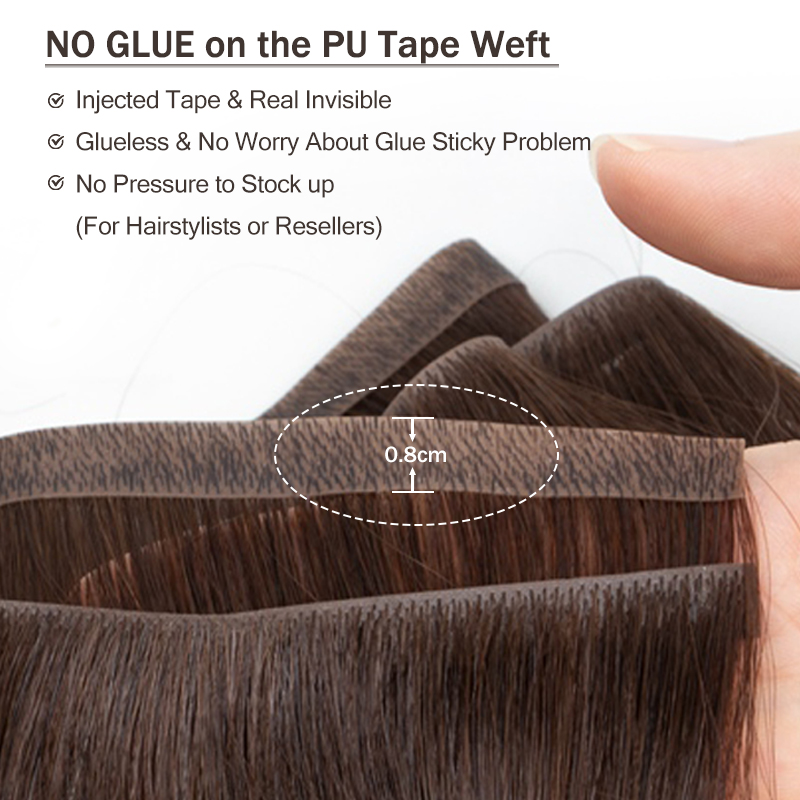 Niewidoczna długa taśma PU Wef – Invisible Tape In Extensions Real Hair recenzja i cena