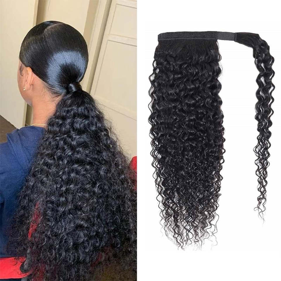 Doczepiany kucyk z kręconych w – Seamless Clip In Hair Extensions Human Hair recenzja i cena