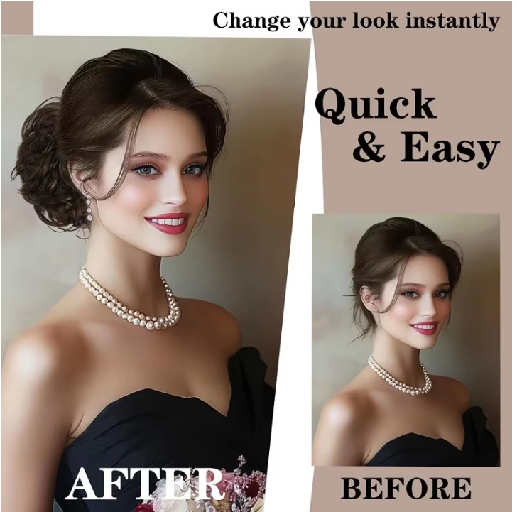 Doczepiany kok z kręconych wło – Claw Clip Messy Bun Hair Piece recenzja i cena
