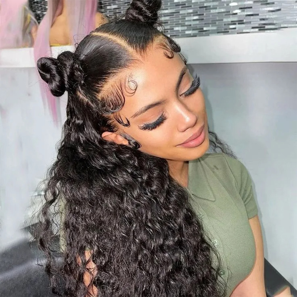 28 46 cali Głęboka Fala 7x6 36 – Hd Lace Frontal Wig Human Hair Pre Plucked recenzja i cena