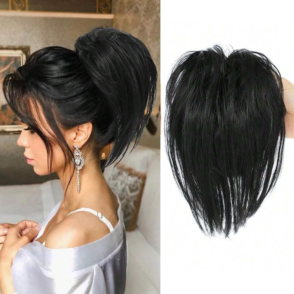 Syntetyczny, potargany, prosty – Claw Clip Messy Bun Hair Piece recenzja i cena