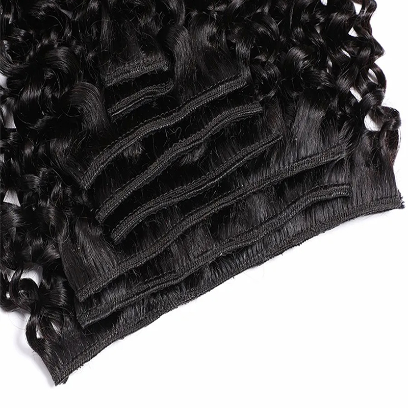 Afro Human Hair Clip In Extens – Seamless Clip In Hair Extensions Human Hair recenzja i cena