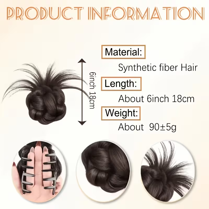Puszysty, kolczasty, niechlujn – Claw Clip Messy Bun Hair Piece recenzja i cena