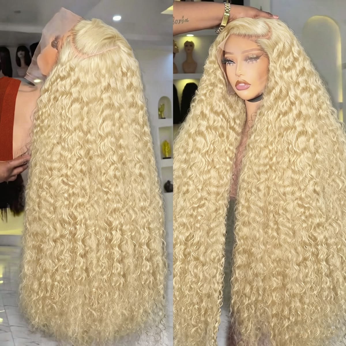 Peruka z głębokimi falami 613, – Lace Front Wigs recenzja i cena