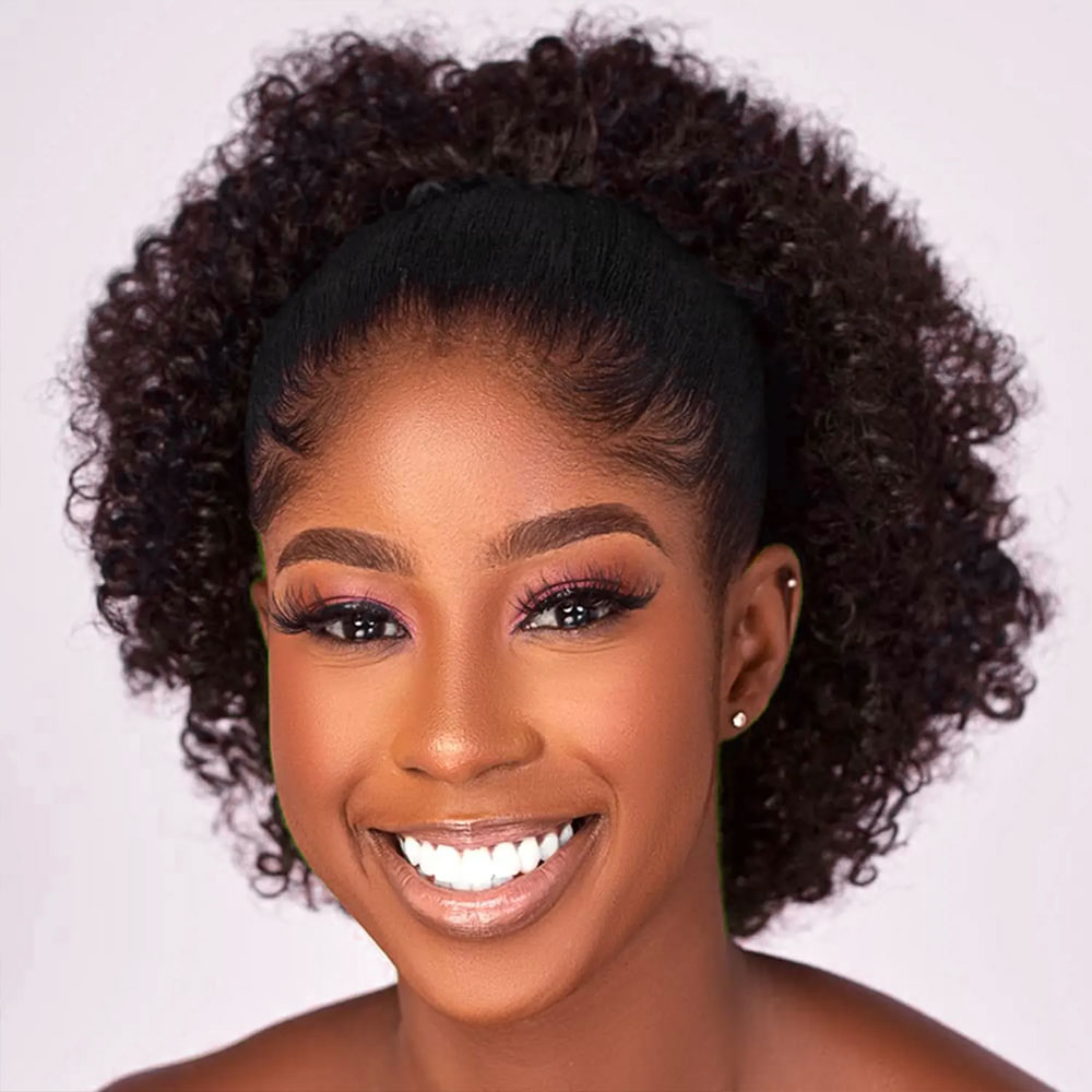 Doczepiany kucyk z kręconymi w – Drawstring Afro Curly Puff Ponytail recenzja i cena