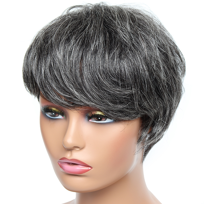 Tania peruka krótka Proste per – Short Pixie Cut Wig Human Hair Cheap recenzja i cena