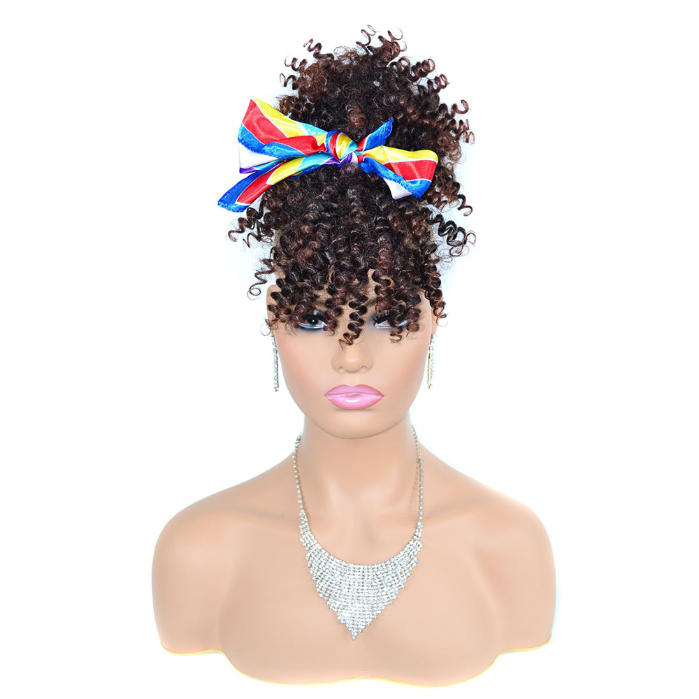 Włosy doczepiane afro kinky cu – Drawstring Afro Curly Puff Ponytail recenzja i cena