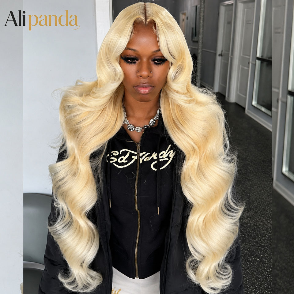 Peruka z włosów naturalnych 61 – 613 Blonde Body Wave Lace Front Wig recenzja i cena