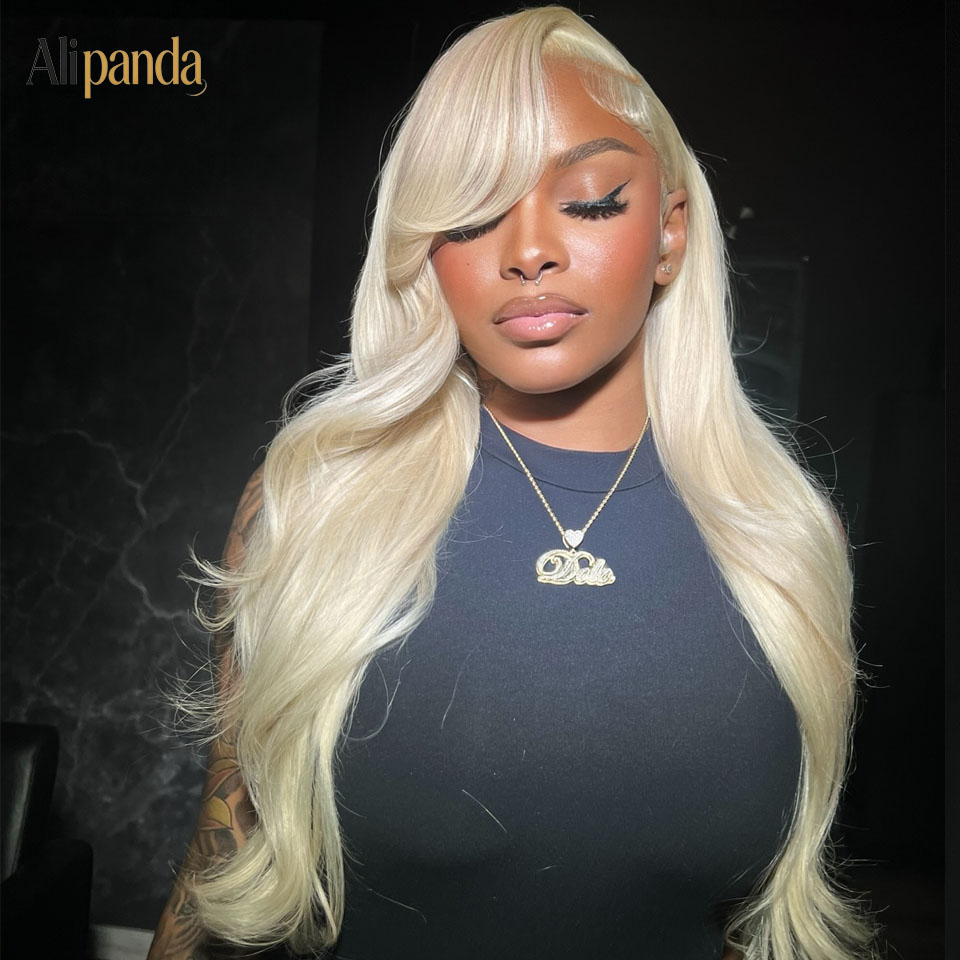 Peruka z włosów naturalnych 61 – 613 Blonde Body Wave Lace Front Wig recenzja i cena
