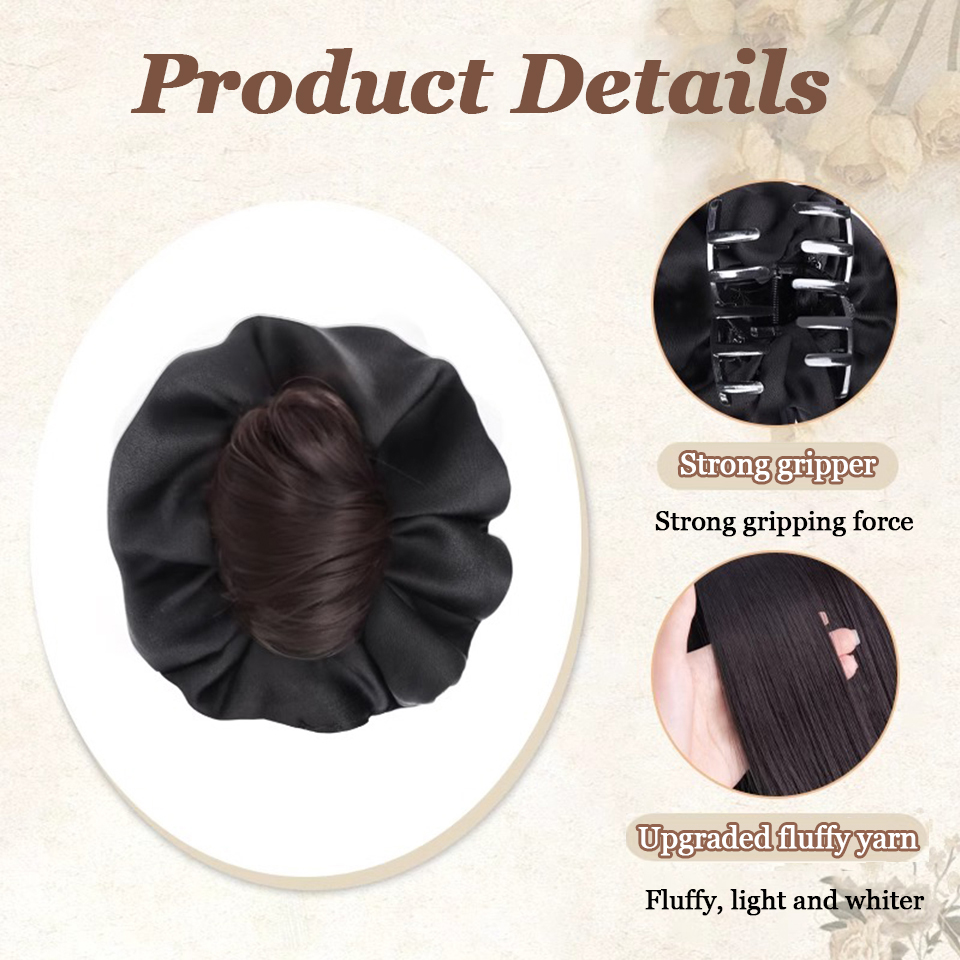 AOSI syntetyczny Chignon roztr – Claw Clip Messy Bun Hair Piece recenzja i cena