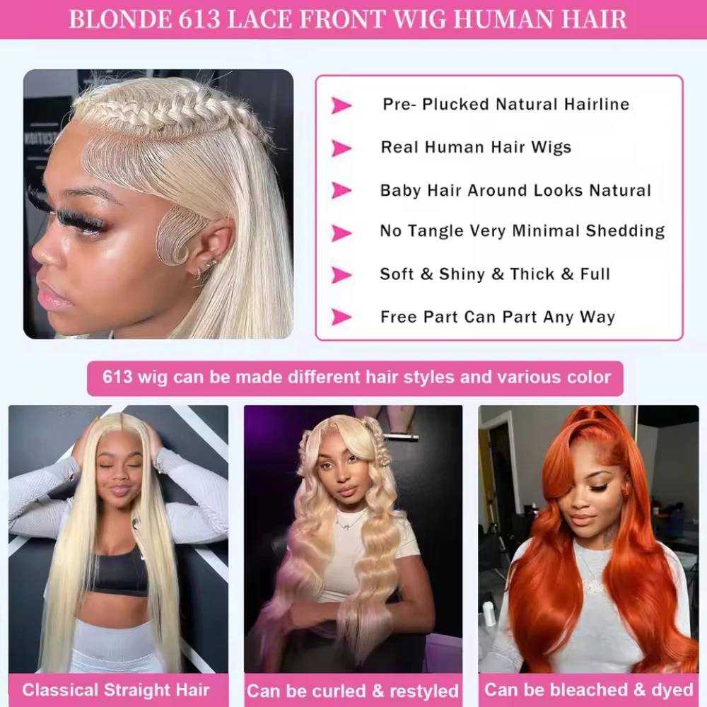 Peruki z ludzkich włosów 613 o – Hd Lace Frontal Wig Human Hair Pre Plucked recenzja i cena