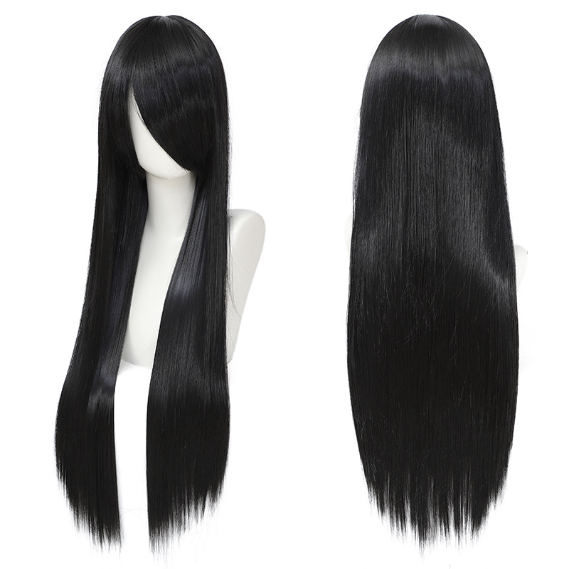 Kolorowa, długa, prosta peruka – Synthetic Braided Wigs For Black Women recenzja i cena