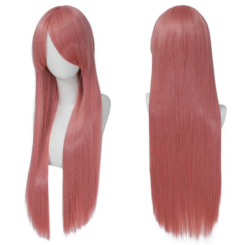 Kolorowa, długa, prosta peruka – Synthetic Braided Wigs For Black Women recenzja i cena