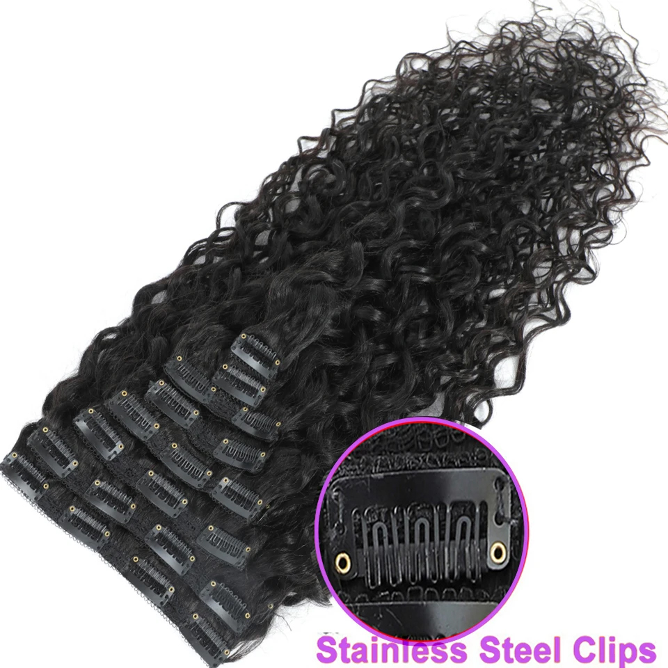 Doczepiane włosy na klipsach,  – Seamless Clip In Hair Extensions Human Hair recenzja i cena