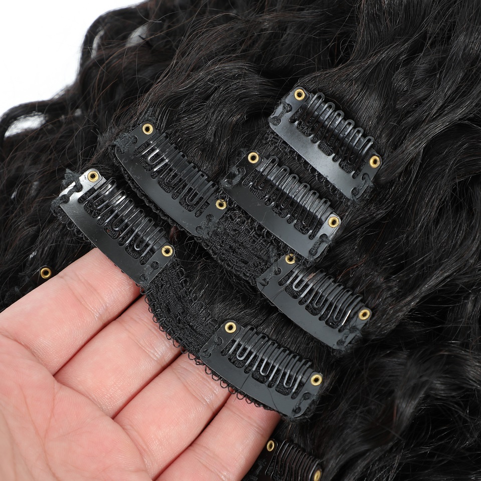 Doczepiane włosy na klipsach,  – Seamless Clip In Hair Extensions Human Hair recenzja i cena